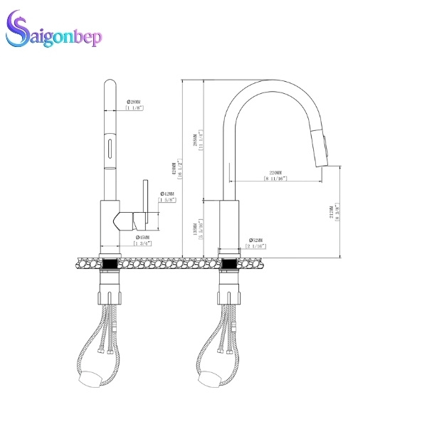 Vòi rửa bát Kluger KLF0030S