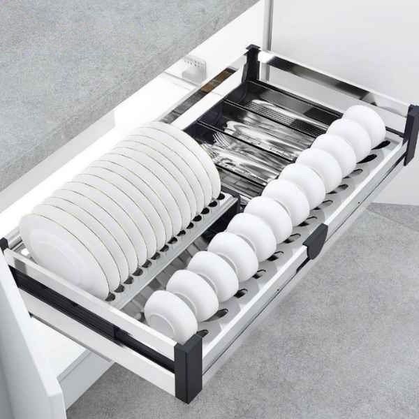 Giá bát đĩa inox hộp Eurogold EUI133.800