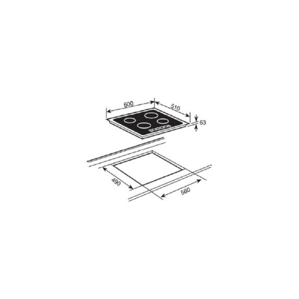 Bếp điện từ Teka IR 622