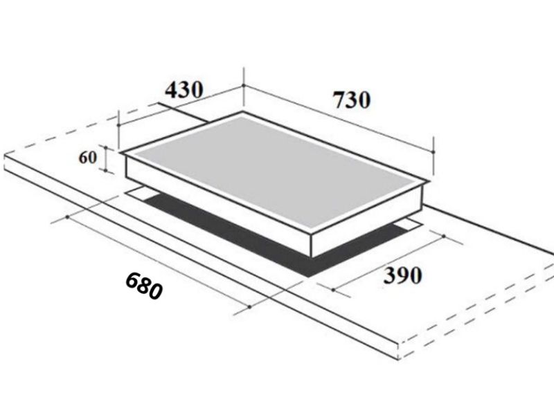 Bếp từ 2 vùng nấu Canzy CZ-SG007