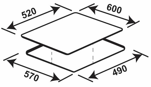 Bếp từ ba vùng nấu KAFF KF-SQ38IH
