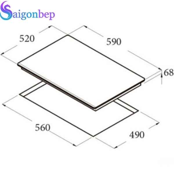 Bếp từ BEKO 4 vùng nấu HII 64500 UFT