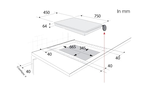 Bếp từ Brandt TI607BU1
