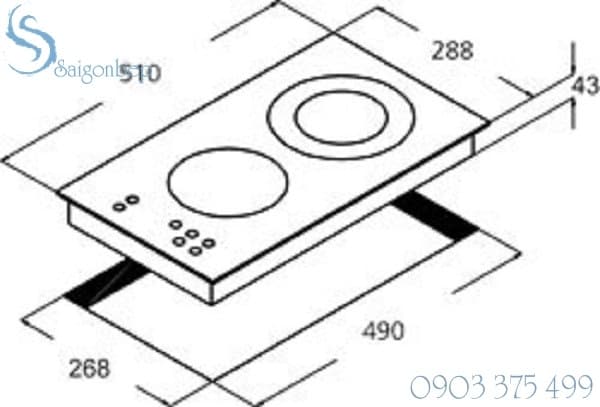 Bếp từ Cata I-302