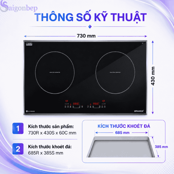 Bếp Từ GRANDX GX IP669SE