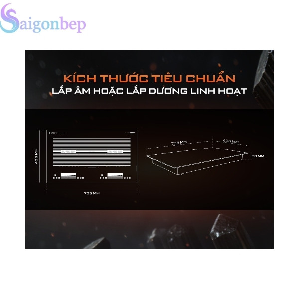 Bếp từ đôi Junger CEJ-222