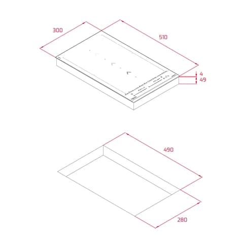 Bếp từ Domino Teka IZS 34700 MST BK