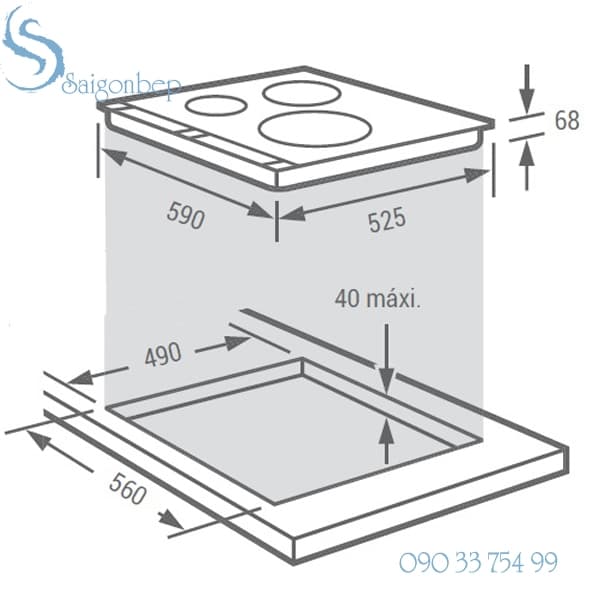 Bếp từ Fagor IF-33CS