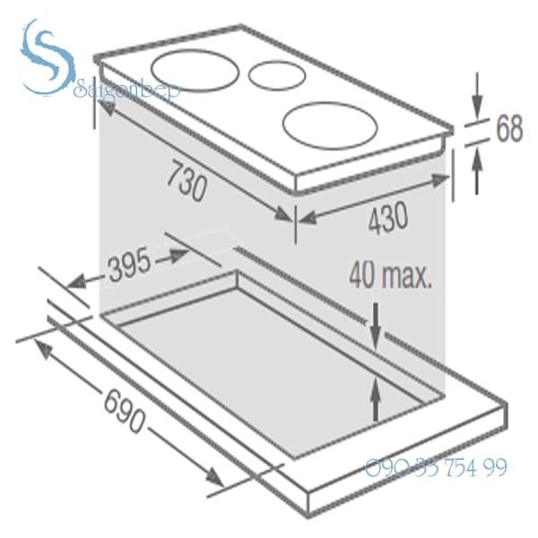 Bếp từ Fagor IF-730AS