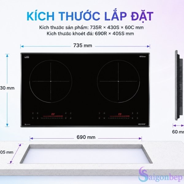 Bếp Từ GrandX GX IH618SE