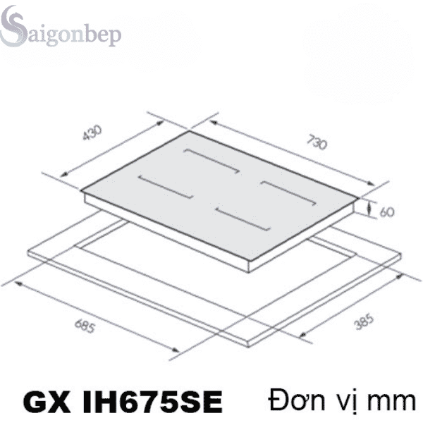 Bếp từ GrandX GX IH675SE