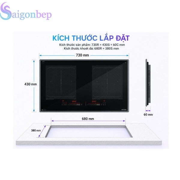 Bếp Từ  GrandX GX IH855Pro