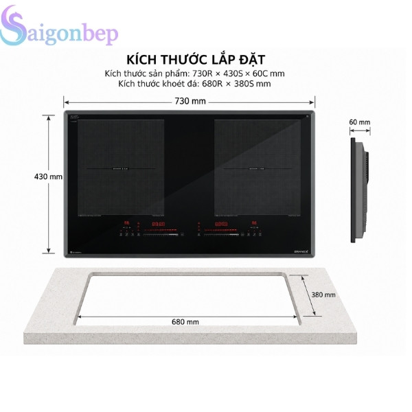 Bếp Từ GrandX GX IH868Pro