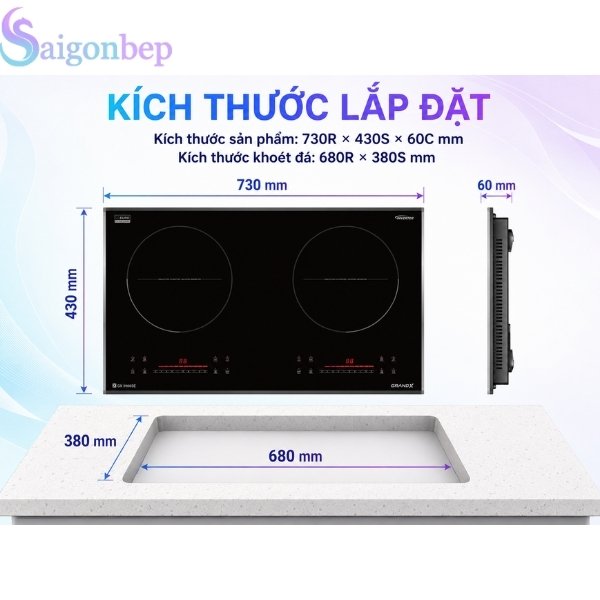 Bếp Từ GrandX GX IP689SE