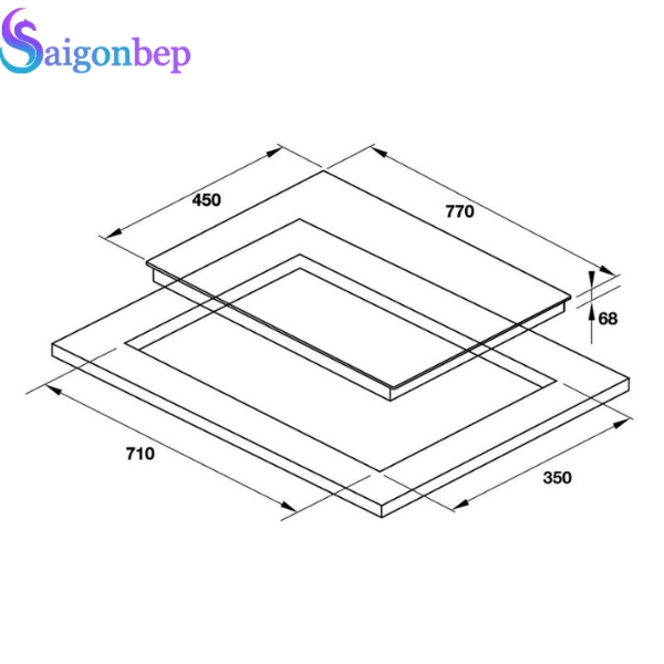 Bếp từ Hafele HC I772A 536.01.695