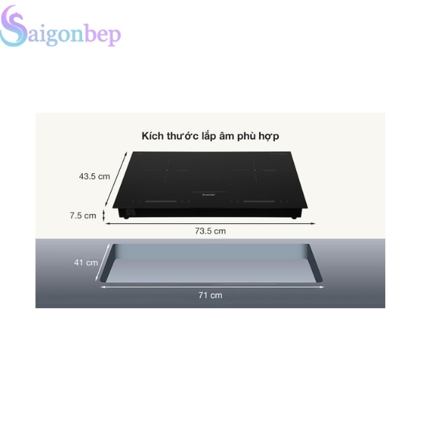 Bếp từ hồng ngoại Junger SIS-68