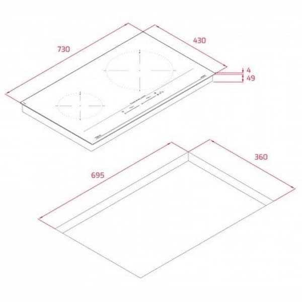Bếp từ Teka IZC 72610 MST BK
