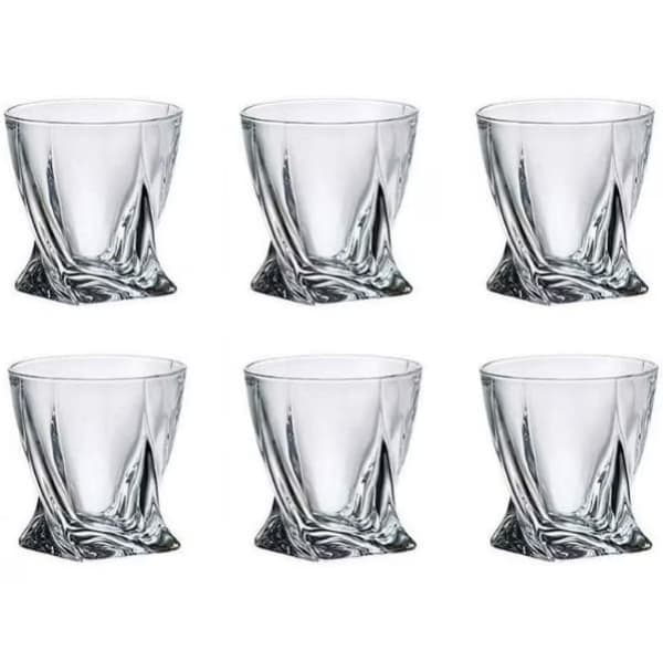 Bộ 6 cốc vặn xoắn to Quadro 340ml