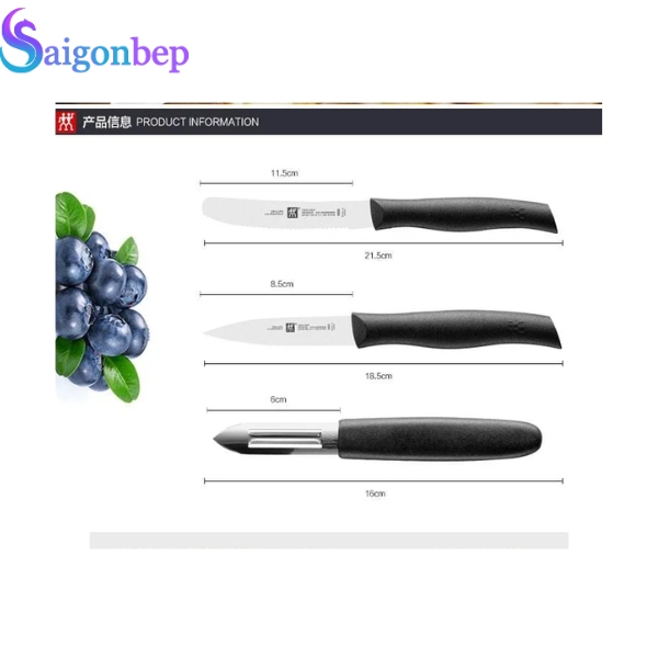 Bộ dao Zwilling Twin Grip 3 PCS