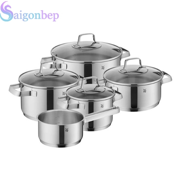 Bộ Nồi 5 Món WMF Belmonte - Đẳng Cấp Thép Đức 18/10