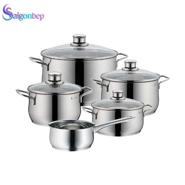 Bộ nồi từ 5 món WMF Diadem Plus 0730356040