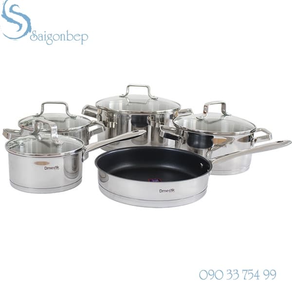 Bộ nồi từ Dmestik 5 món E005
