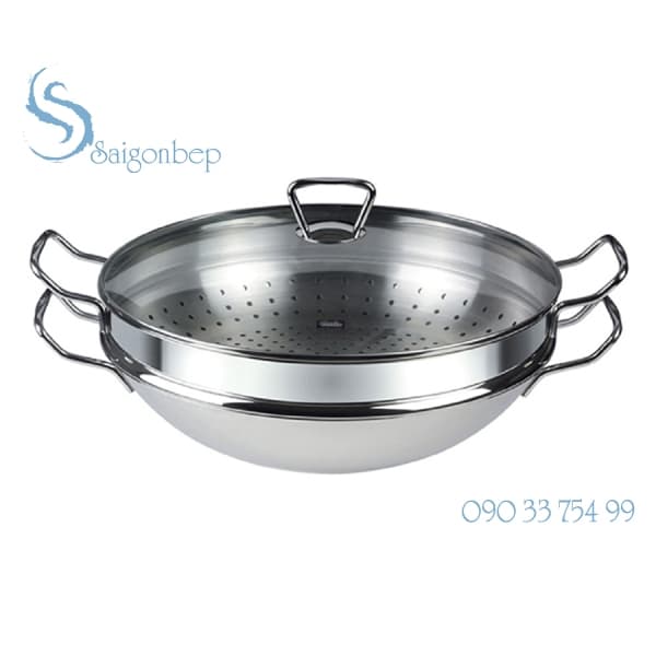 Bộ xửng hấp từ Fissler Wok 36 Nanjing