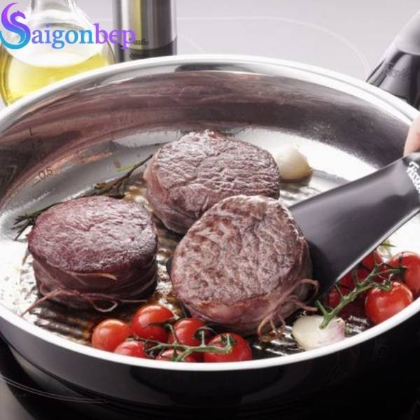 Chảo từ Fissler Crispy Steelux Comfort 24