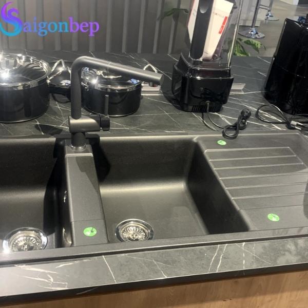 Chậu đá màu đen Hafele BLANCOZIA 8S 565.76.359