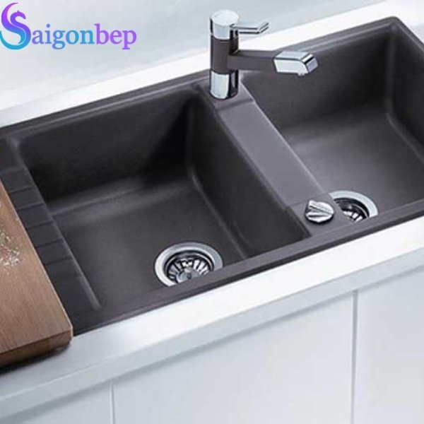 Chậu đá màu xám Hafele BLANCOZIA 8S 565.76.959