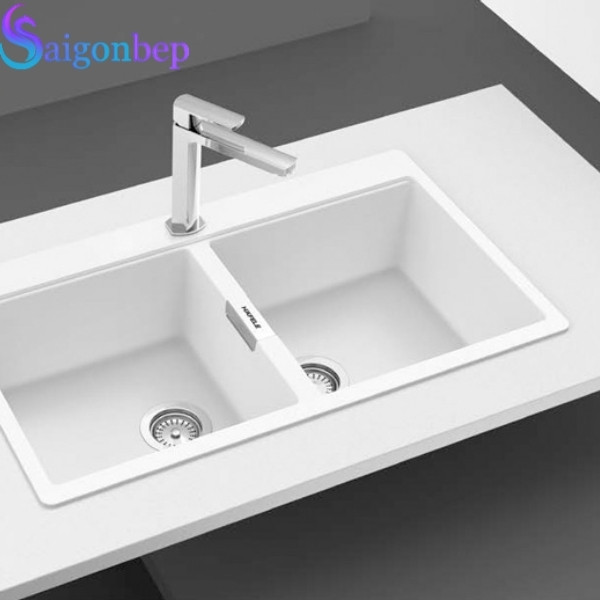 Chậu rửa bát đá Hafele HS20-GKN2S90