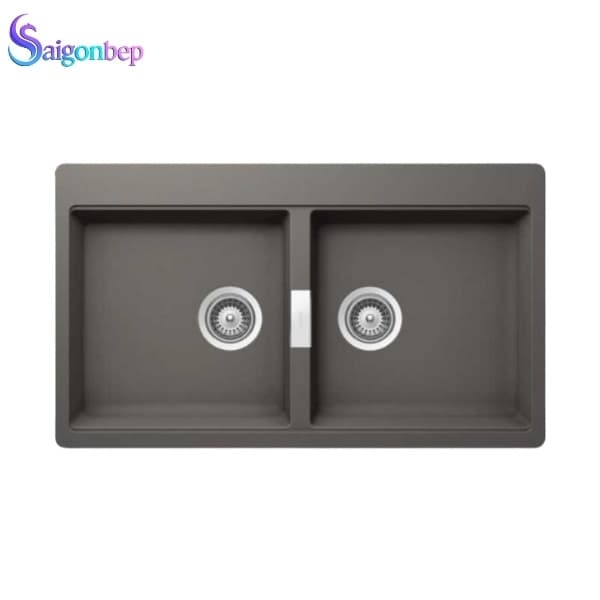 Chậu rửa bát đá Hafele HS20-GKN2S90