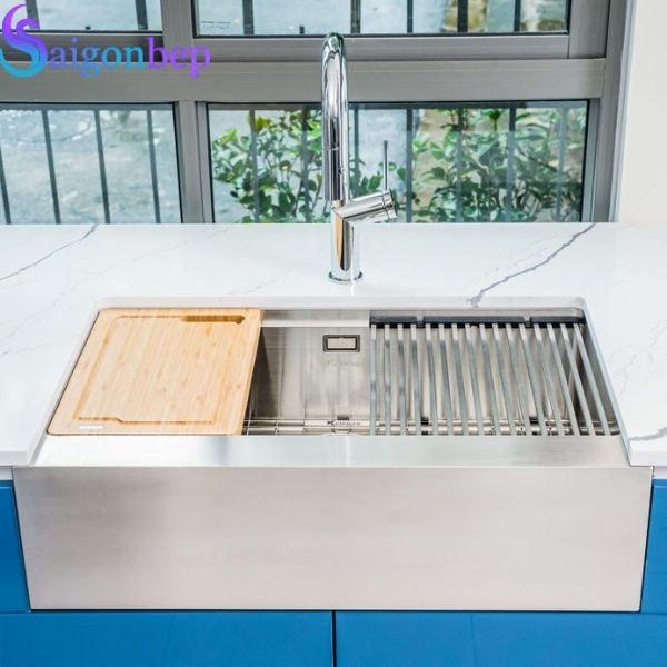 Chậu rửa bát Konox inox 1 hố Apron Sink KN8051AS Retta
