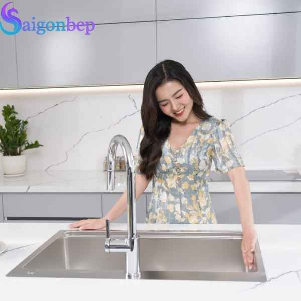 Chậu rửa bát 1 hố Konox Topmount Sink KN8151TS Dekor
