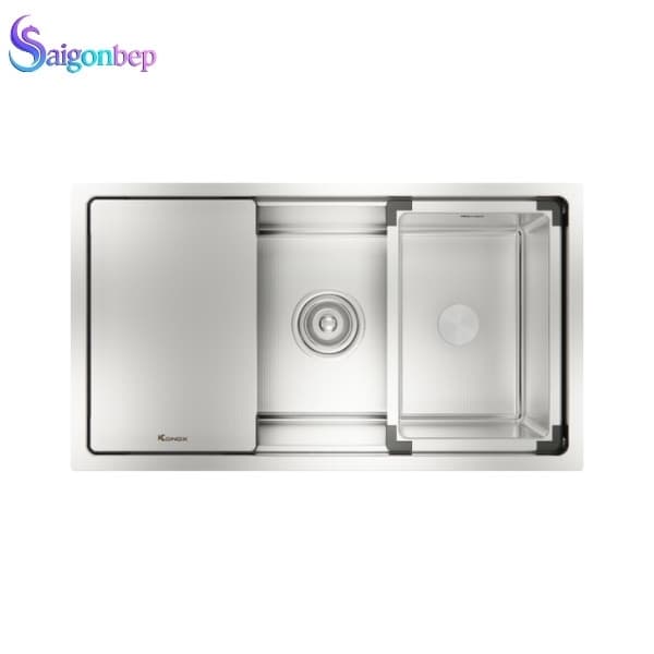 Chậu rửa bát Konox 1 hố Konox KN8146SU Dekor Full