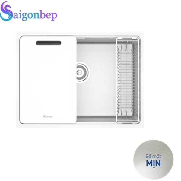 Chậu rửa bát bề mặt mịn Tari 6448SM