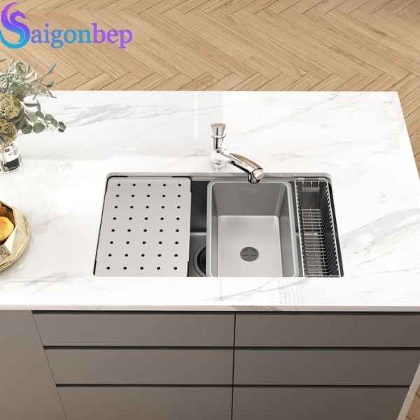 Chậu rửa bát chống xước Konox Dekor 8044SU