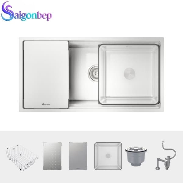 Chậu rửa bát chống xước Konox KN8644SU Dekor