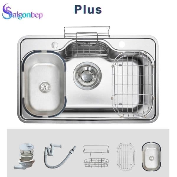 Chậu rửa bát Kluger KT8050FS–S80 Plus