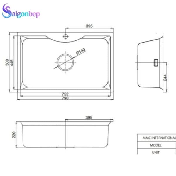Chậu rửa bát Kluger KW8191FS – S79