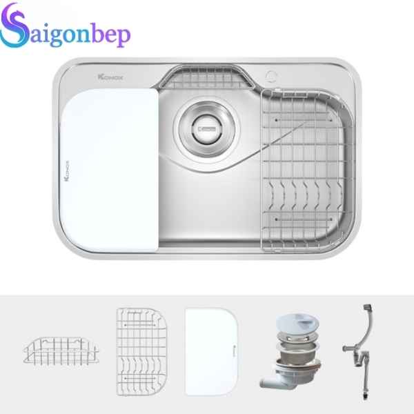 Chậu rửa bát 1 hố Konox TARI 7851SR Basic