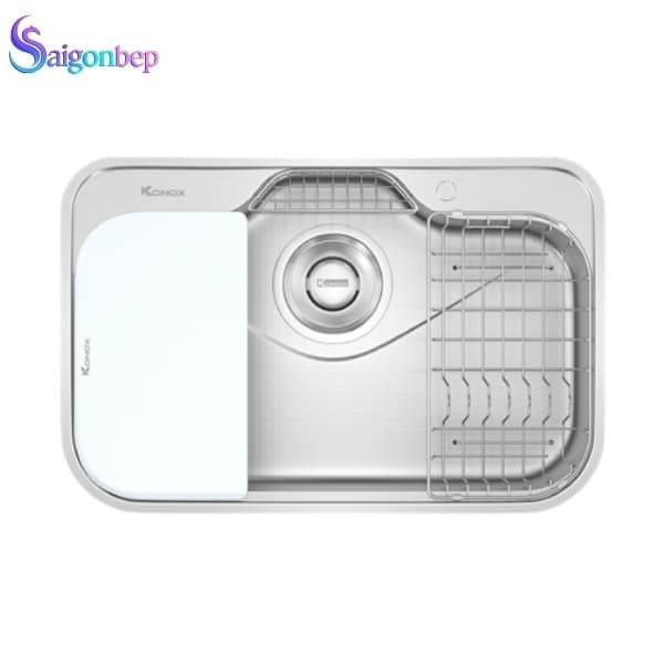 Chậu rửa bát 1 hố Konox TARI 7851SR/SM Full