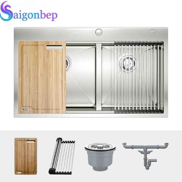 Chậu rửa chén Konox Topmount KN8250TD