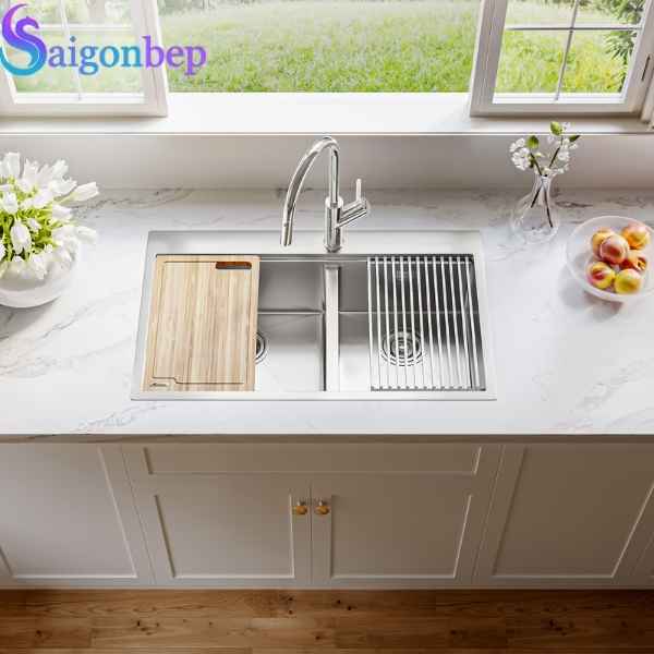 Chậu rửa chén Konox Topmount KN8250TD