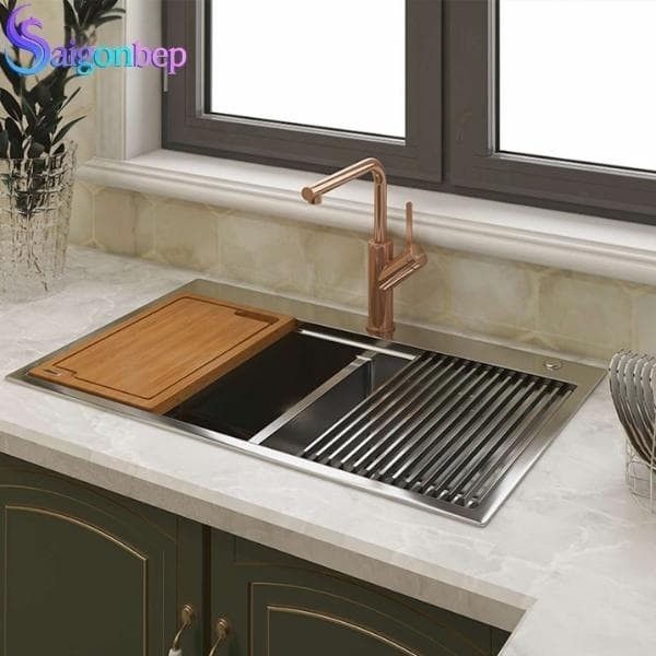 Chậu rửa chén Konox Topmount KN8850TD