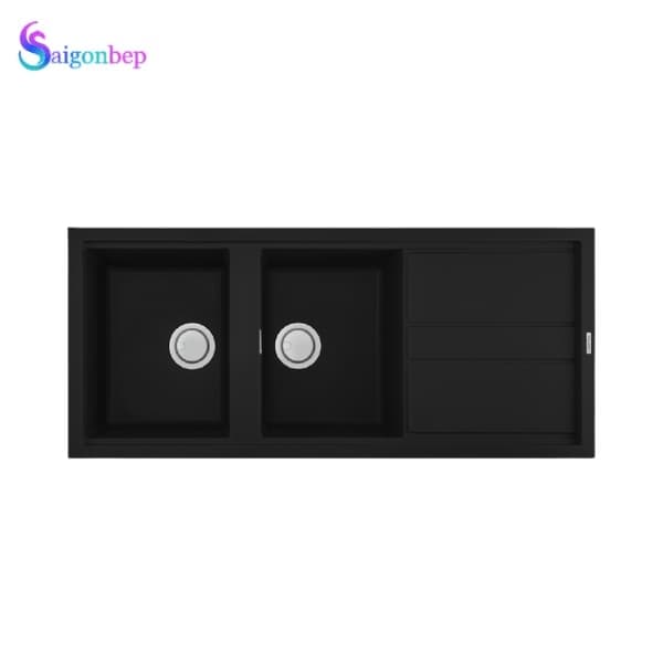 Chậu rửa chén Malloca NERO K-50040