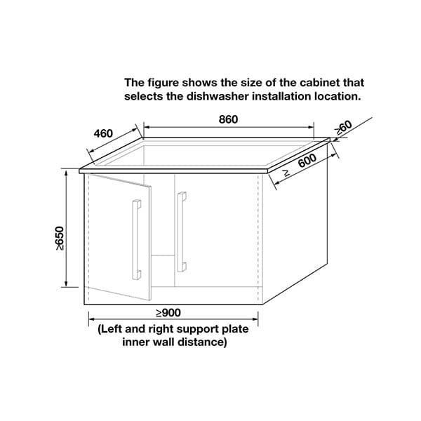 Chậu rửa kết hợp máy rửa chén Hafele HDW-SD90A 539.20.530