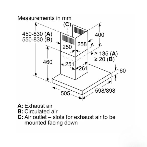 Máy hút mùi Bosch DWB97BK61T