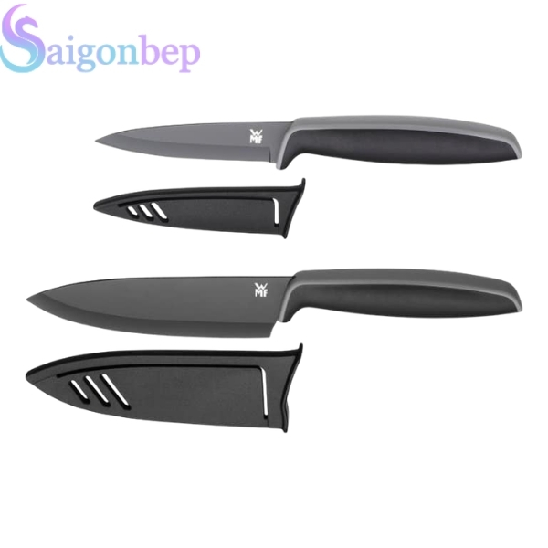 Dao bếp WMF Touch set 2 chiếc màu đen