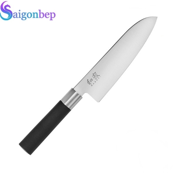 Dao thái đa năng Nhật Bản cao cấp KAI Wasabi Black Santoku - 6716S (165mm)